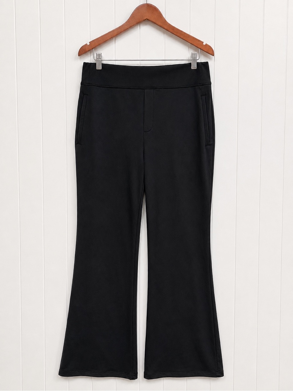 Halara Flex DayStretch Mid Rise Side Zipper Pocket Work Flare Pants Large TALL